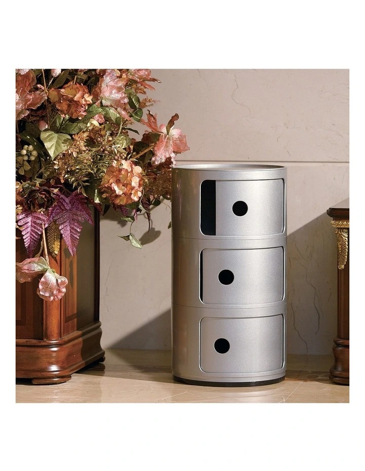 Replica Anna Castelli Ferrieri Componibili Round Storage Unit 3 Tier image 2