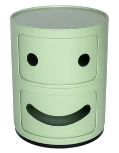 Replica Anna Castelli Ferrieri Componibili Smiling Round Storage Unit 2 Tier
