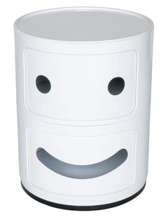Replica Anna Castelli Ferrieri Componibili Smiling Round Storage Unit 2 Tier
