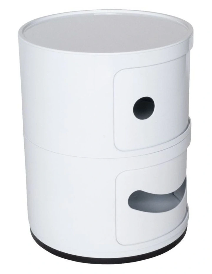 Replica Anna Castelli Ferrieri Componibili Smiling Round Storage Unit 2 Tier image 3