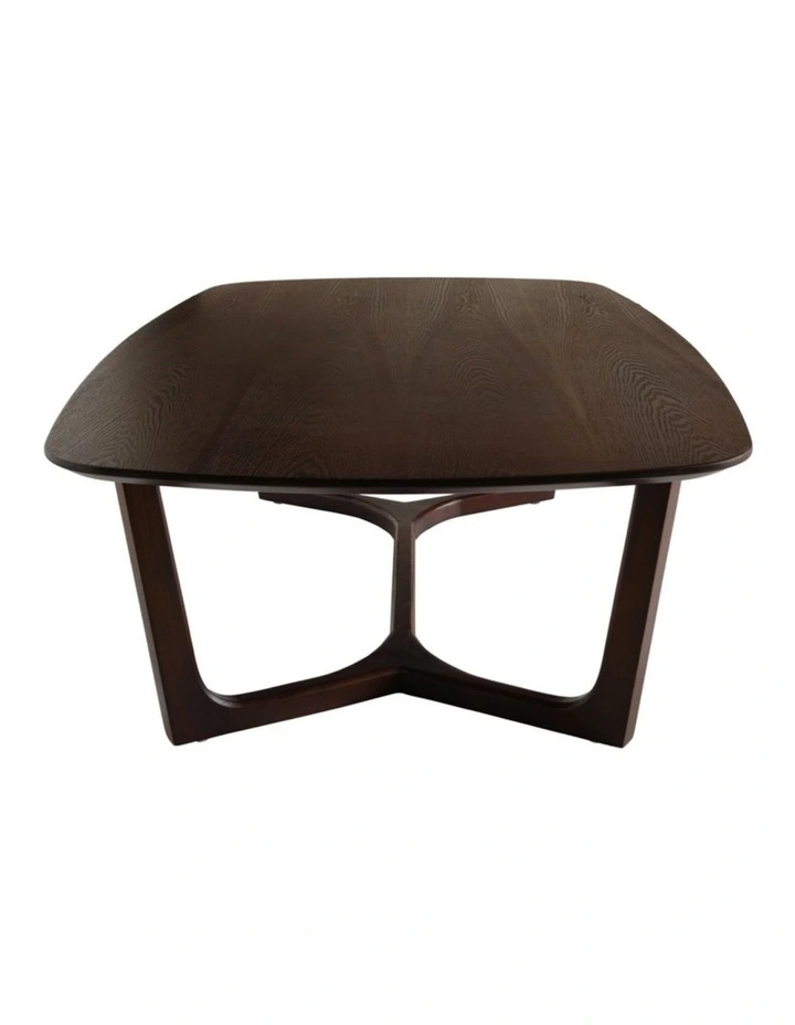 Arlo Curved Edge Oval Wood Coffee Table image 4