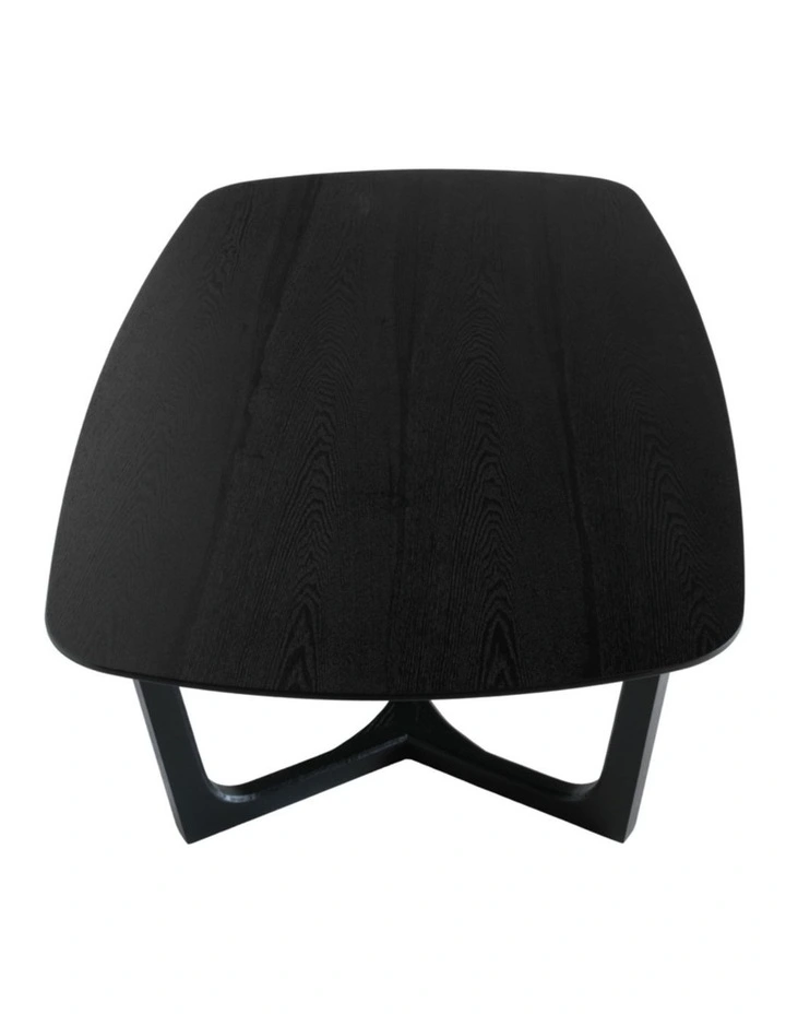 Arlo Curved Edge Oval Wood Coffee Table image 5