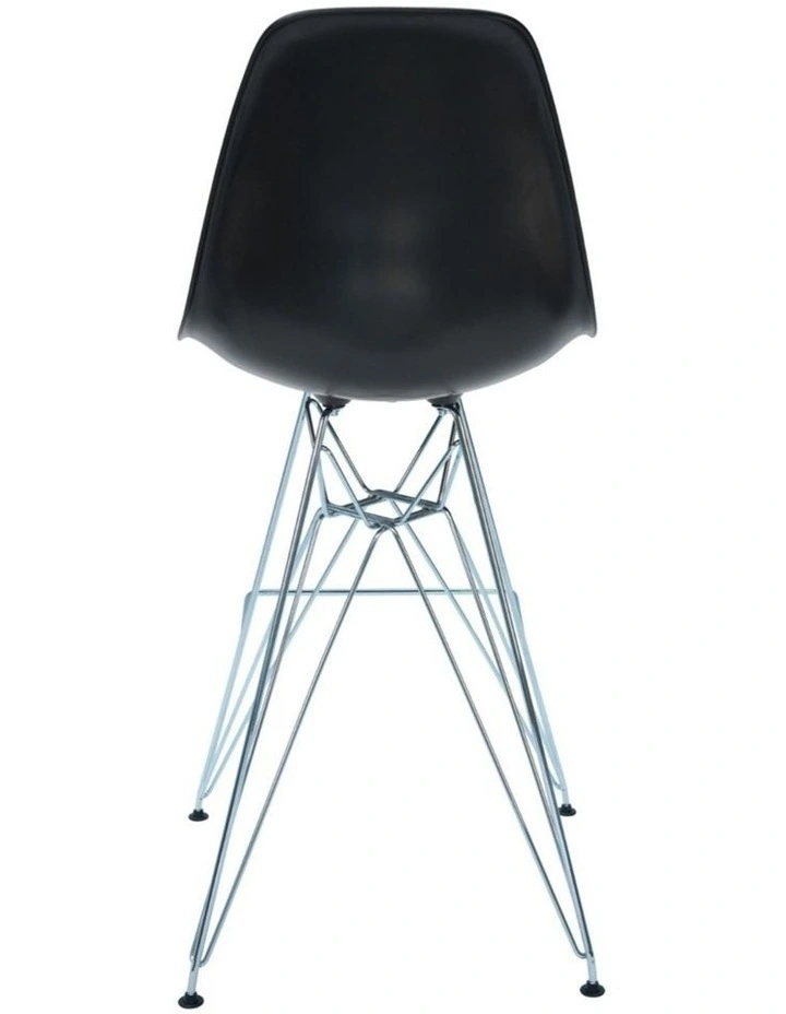 Replica Eames DSR Stool, Plastic & Chrome image 4