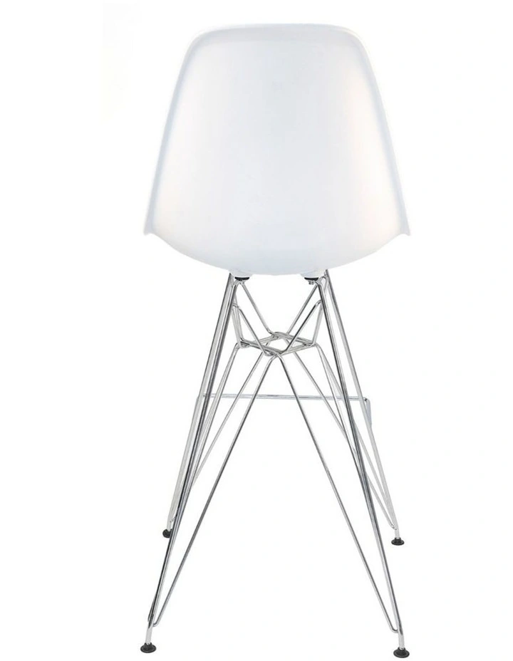 Replica Eames DSR Stool, Plastic & Chrome image 6