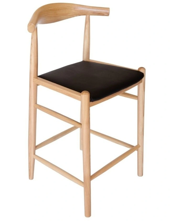 Replica Hans Wegner Elbow Counter Stool image 2