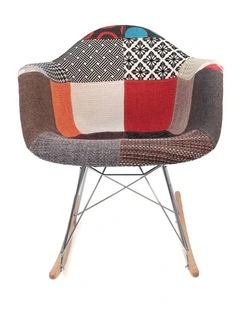 Replica Eames RAR Rocking Chair, Fabric