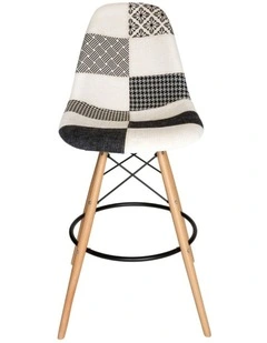 Replica Eames DSW Stool, Fabric & Natural