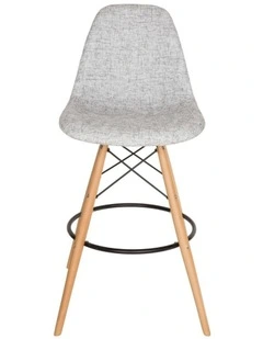 Replica Eames DSW Stool, Fabric & Natural
