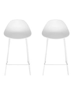 Pack of 2, Geo Designer Kitchen Stool