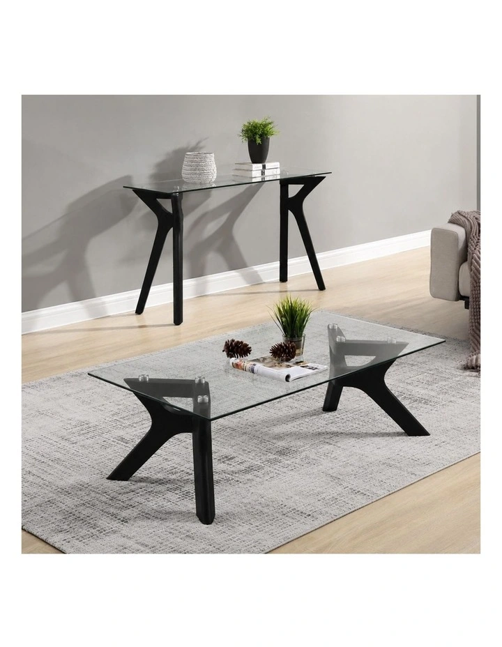 Murf Collection, Rectangular Glass Coffee Table image 6