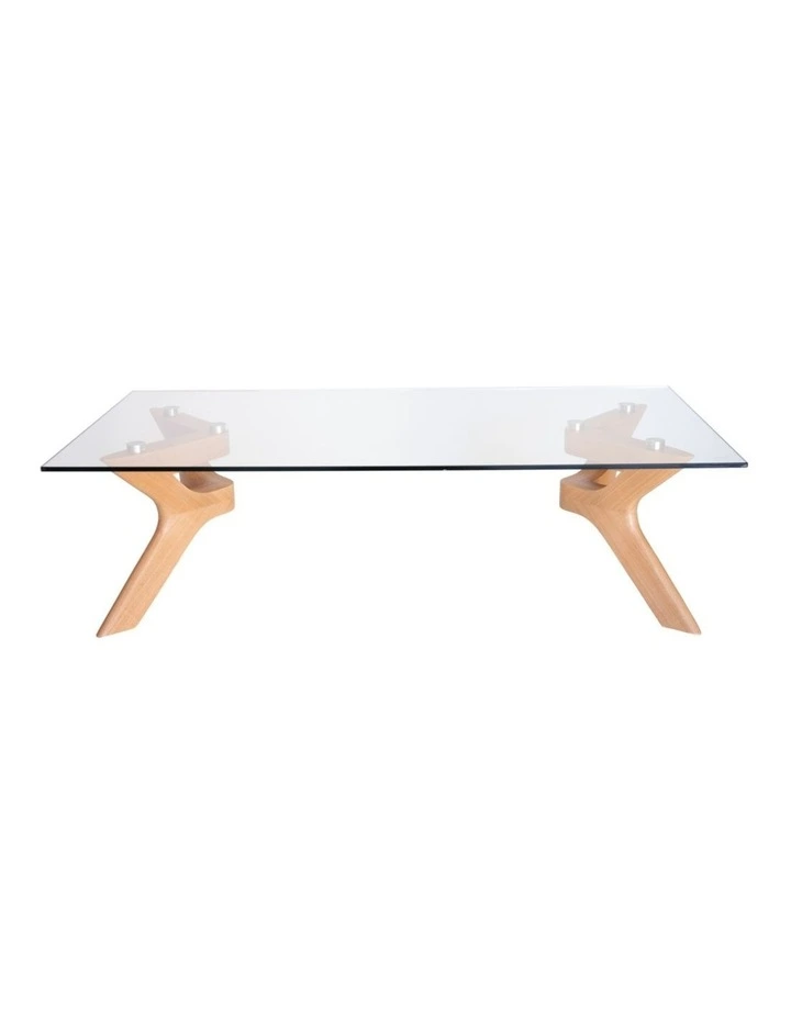 Murf Collection, Rectangular Glass Coffee Table image 1