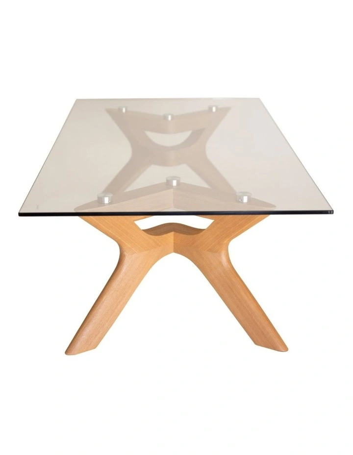 Murf Collection, Rectangular Glass Coffee Table image 3