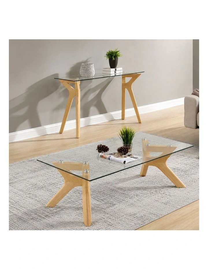 Murf Collection, Rectangular Glass Coffee Table image 4