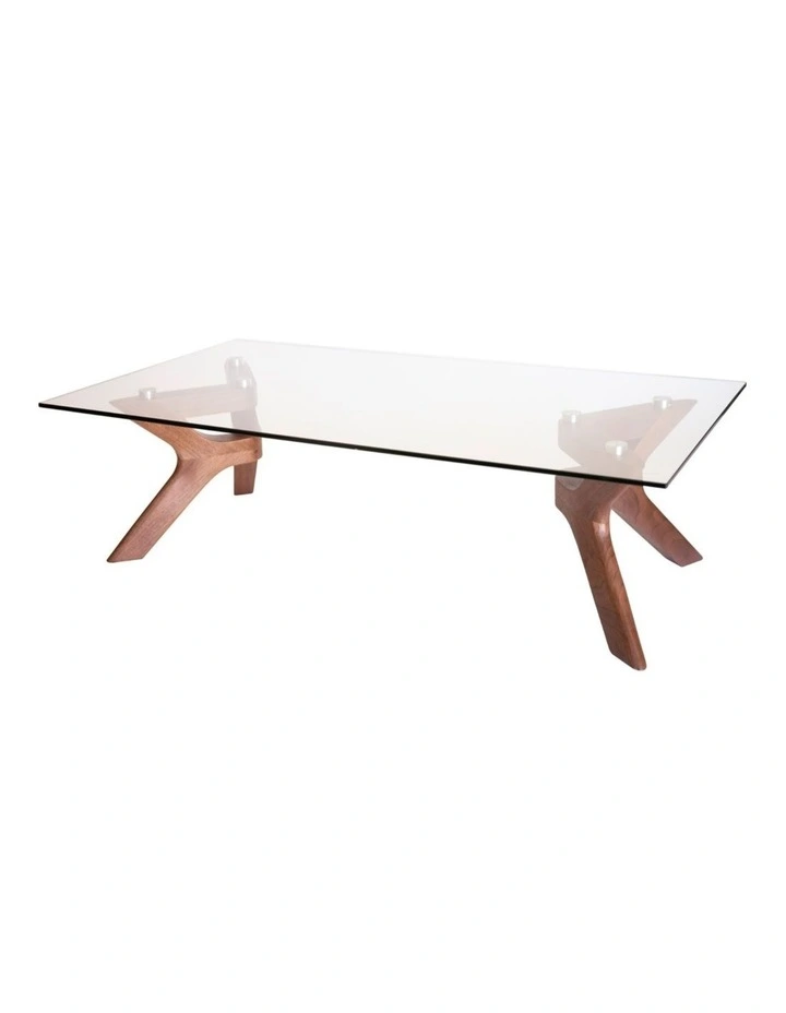 Murf Collection, Rectangular Glass Coffee Table image 2