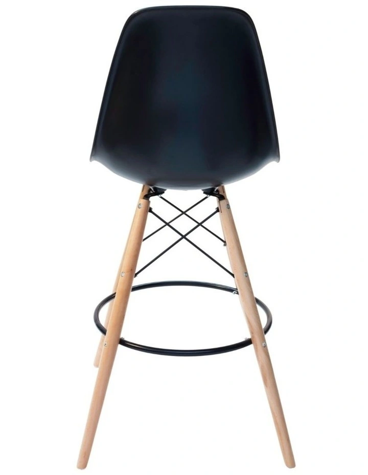 Replica Eames DSW Stool, Plastic & Natural image 4