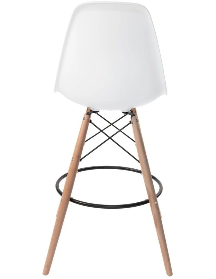 Replica Eames DSW Stool, Plastic & Natural image 5