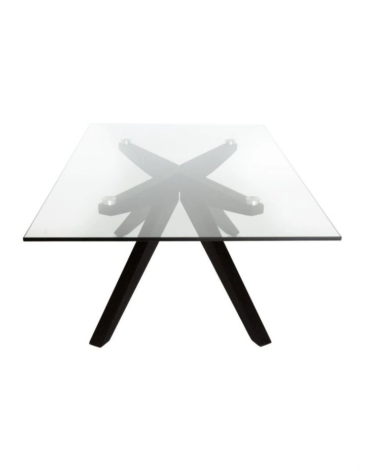 Amber Collection, Rectangular Glass Coffee Table image 3