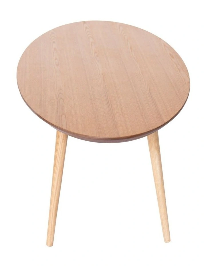 Stockholm Oval Wood Coffee Table image 3