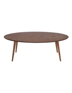 Stockholm Oval Wood Coffee Table