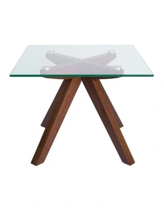 Amber Collection, Square Glass Side Table
