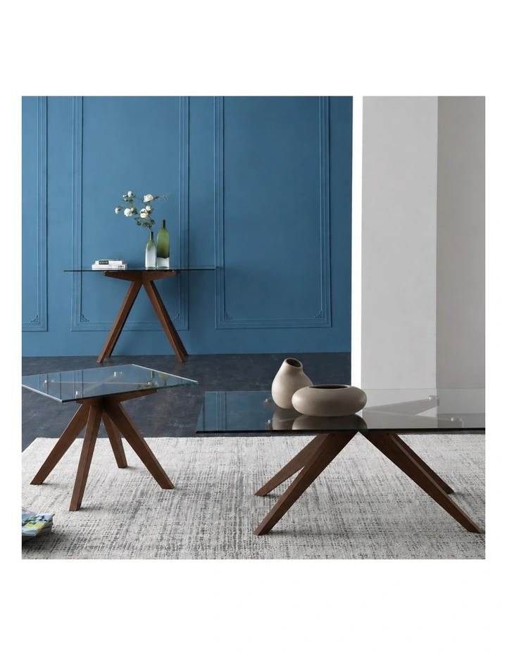 Amber Collection, Square Glass Side Table image 3