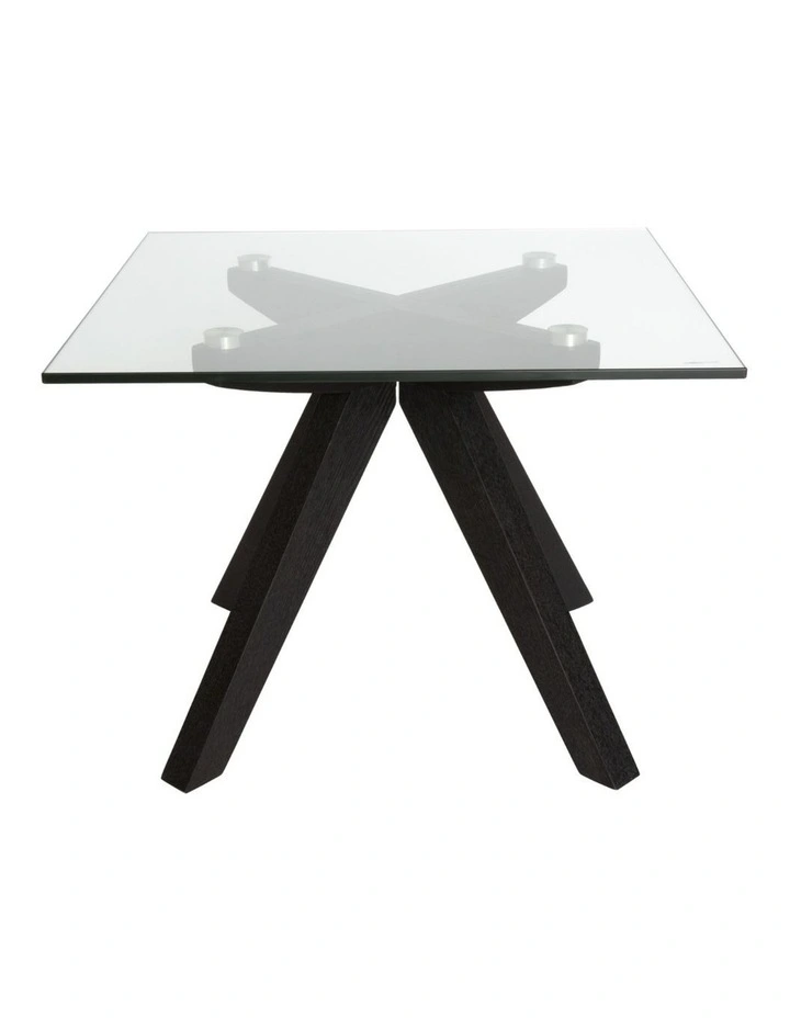 Amber Collection, Square Glass Side Table image 1