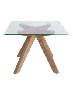 Amber Collection, Square Glass Side Table