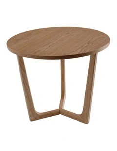 Arlo Round Wood Side Table