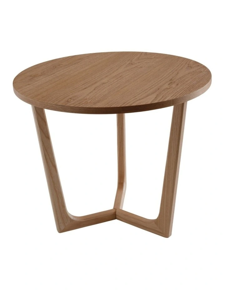 Arlo Round Wood Side Table image 1