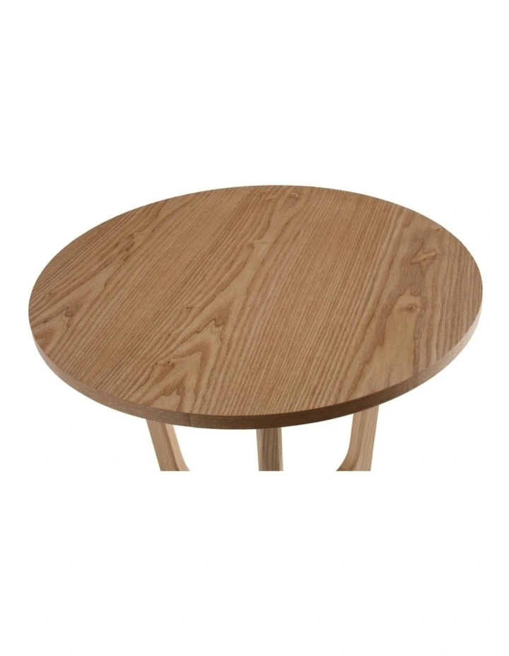 Arlo Round Wood Side Table image 4