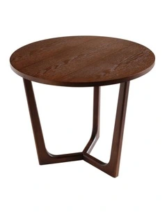 Arlo Round Wood Side Table