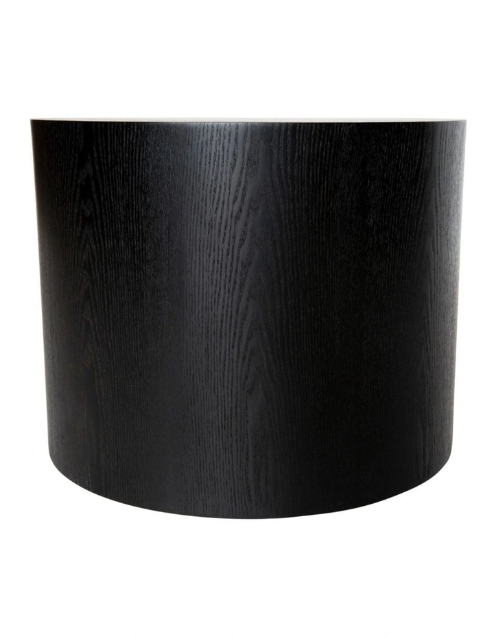 Woody Round Wood Side Table image 2