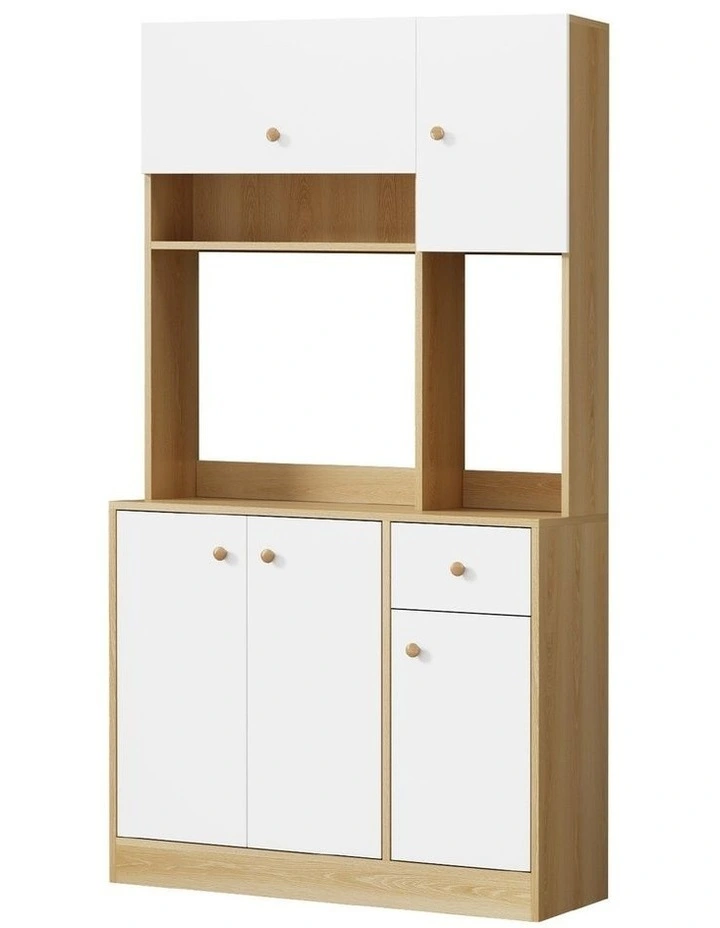 Oikiture Buffet Sideboard Storage Cabinet Kitchen Pantry Cupboard image 1