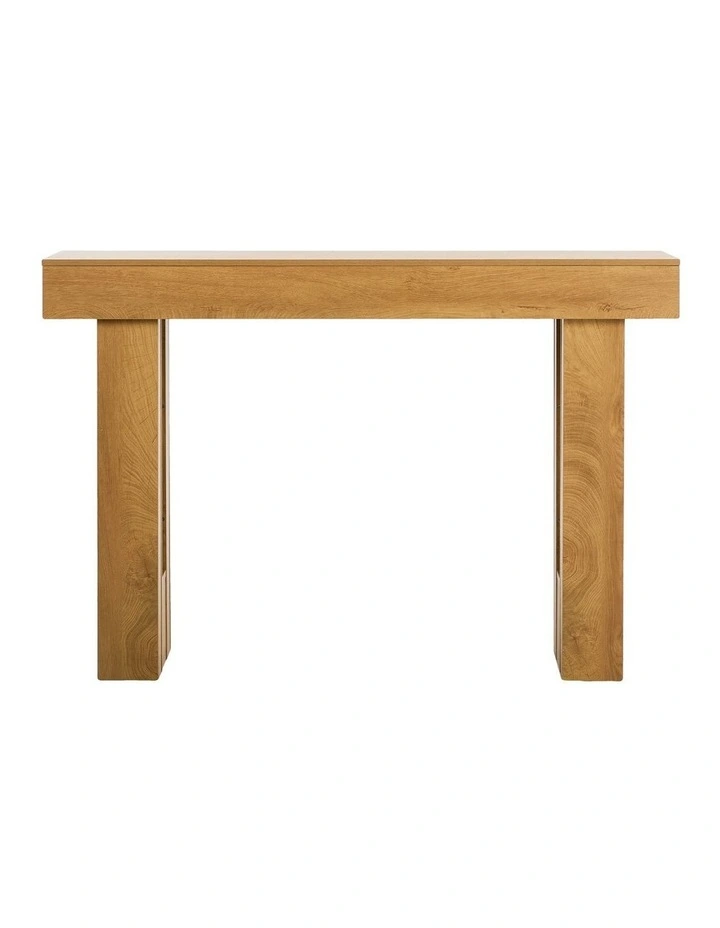 Oikiture Console Table Hallway Narrow Sofa Side Desk Storage Rack Behind image 2
