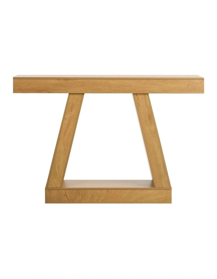 Oikiture Console Table Hallway Narrow Sofa Table Entryway Display Shelf image 2