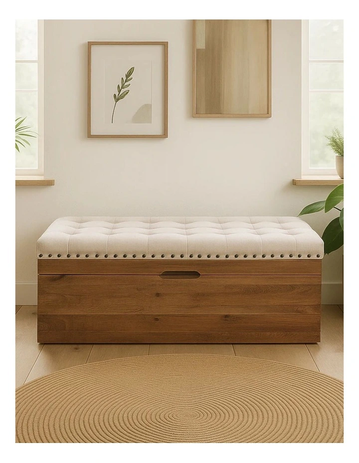Modena Storage Bench in Brown image 2