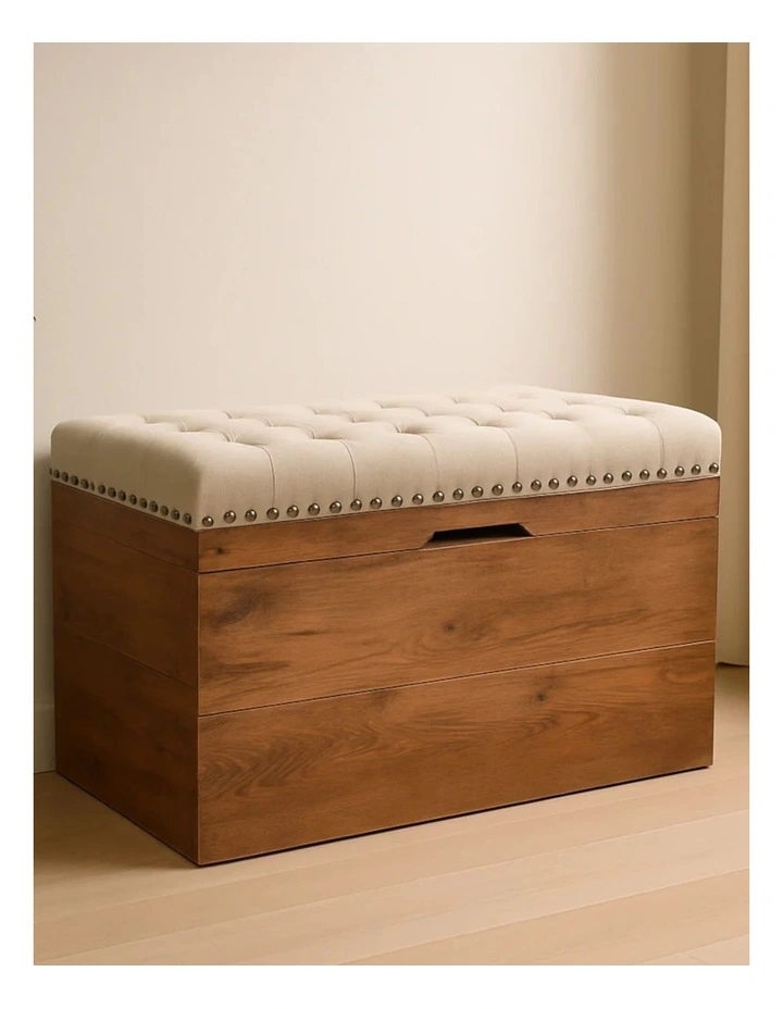 Modena Storage Bench in Brown image 3