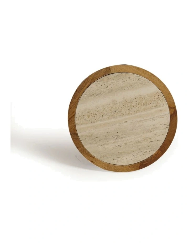 Trix Mango Wood Side Table in Brown image 4