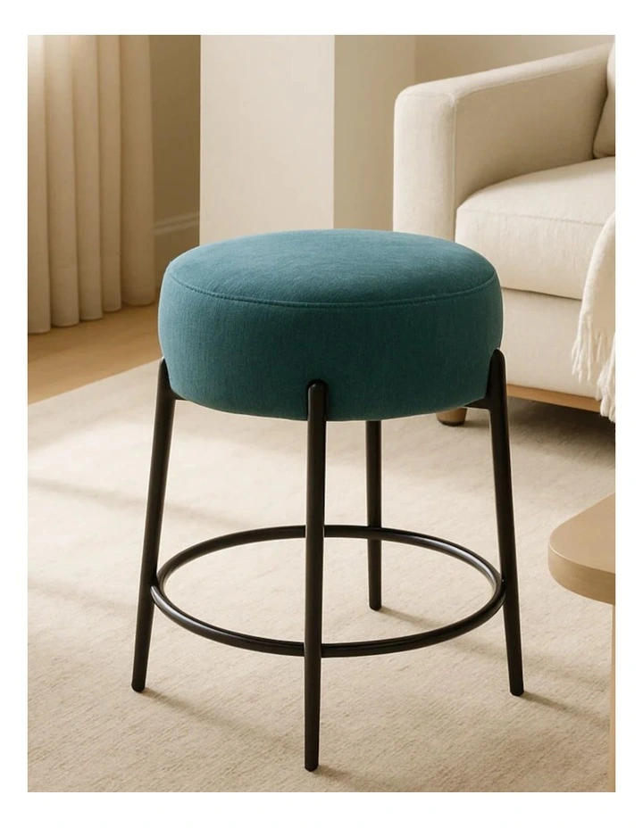 Moselle Stool in Teal image 2