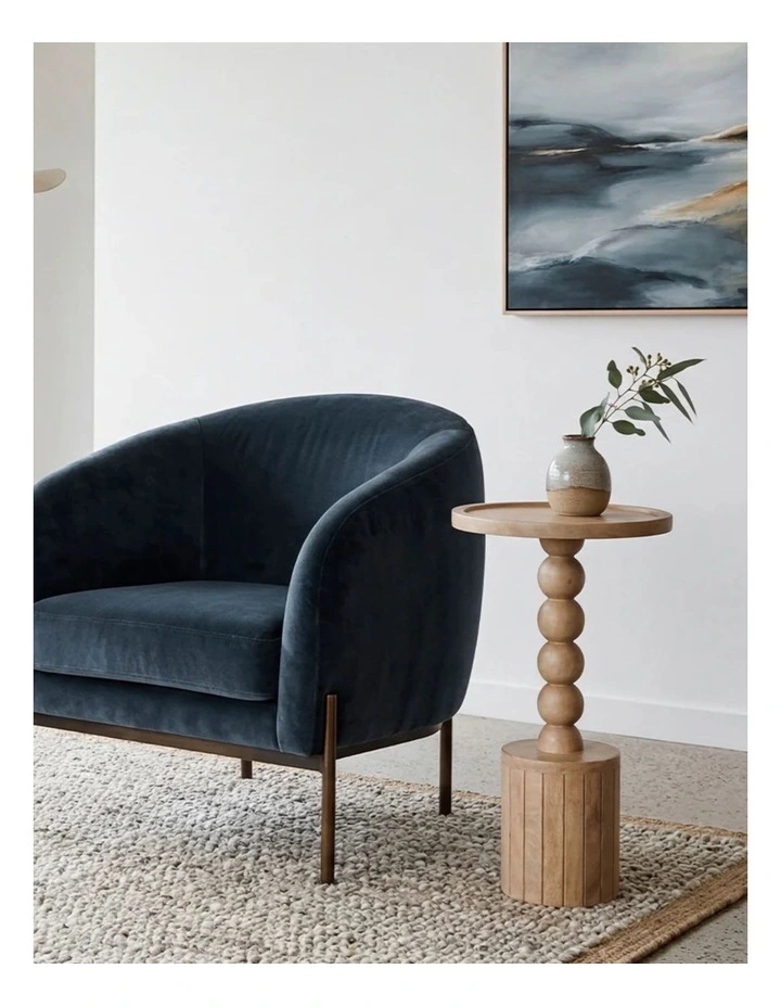 Cerca Cocktail Mango Wood Side Table in Brown image 2