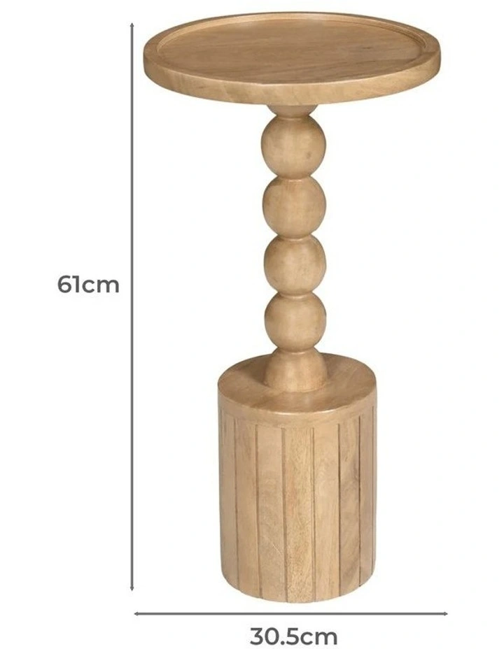 Cerca Cocktail Mango Wood Side Table in Brown image 6
