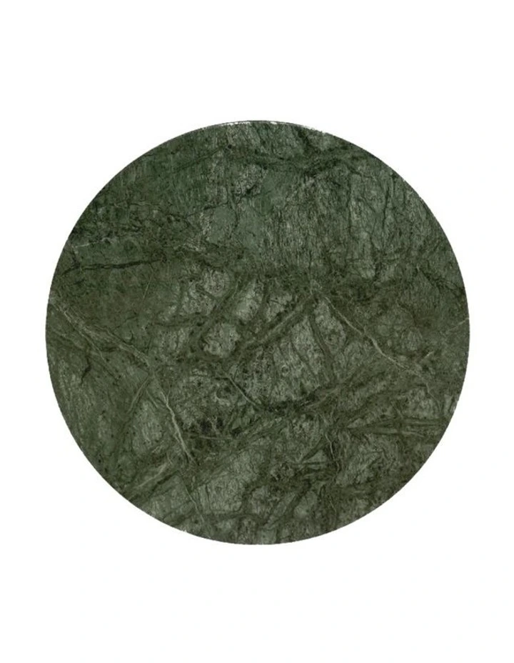 La Grace Home Duke Green Marble Side Table in Green image 4