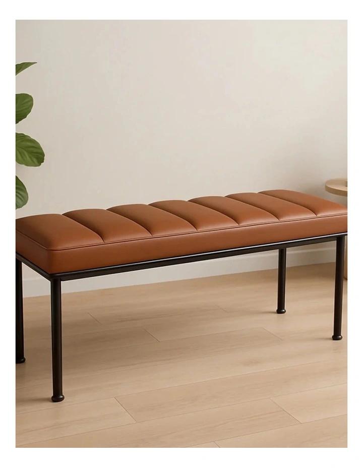 La Grace Home Trento Bench - Brown image 2