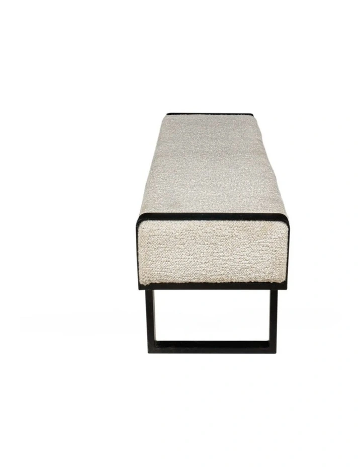 La Grace Home Bergamo Boucle Bench - Brown image 4