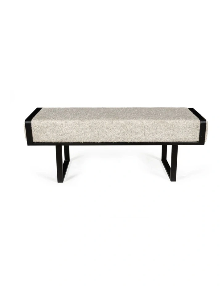 La Grace Home Bergamo Boucle Bench - Brown image 5
