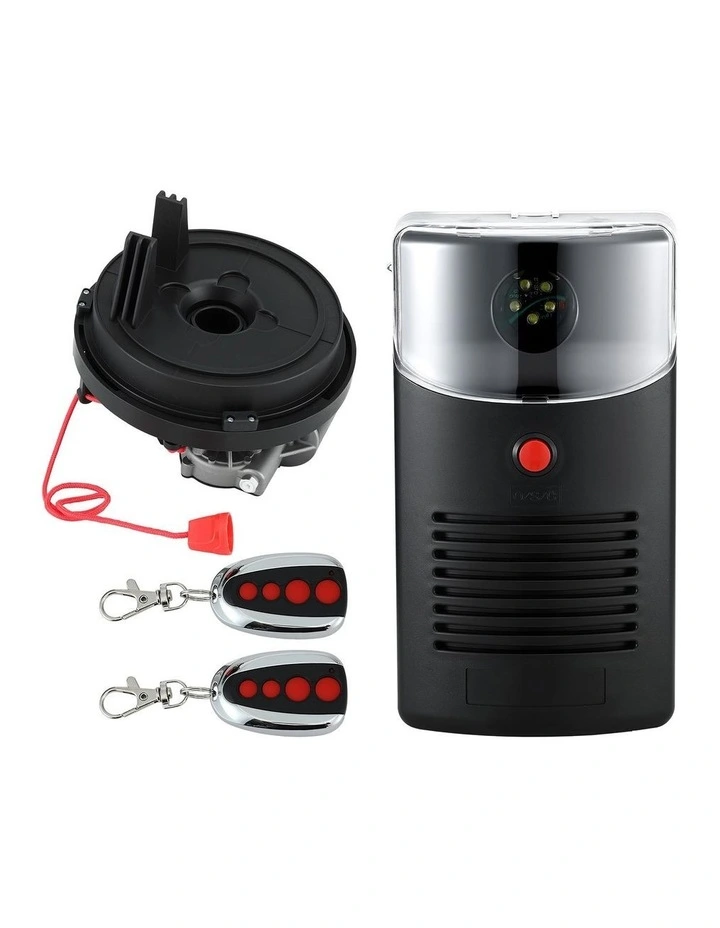 250N Motor Auto Safety Reverse 220V Garage Roller Door Opener in Black image 1