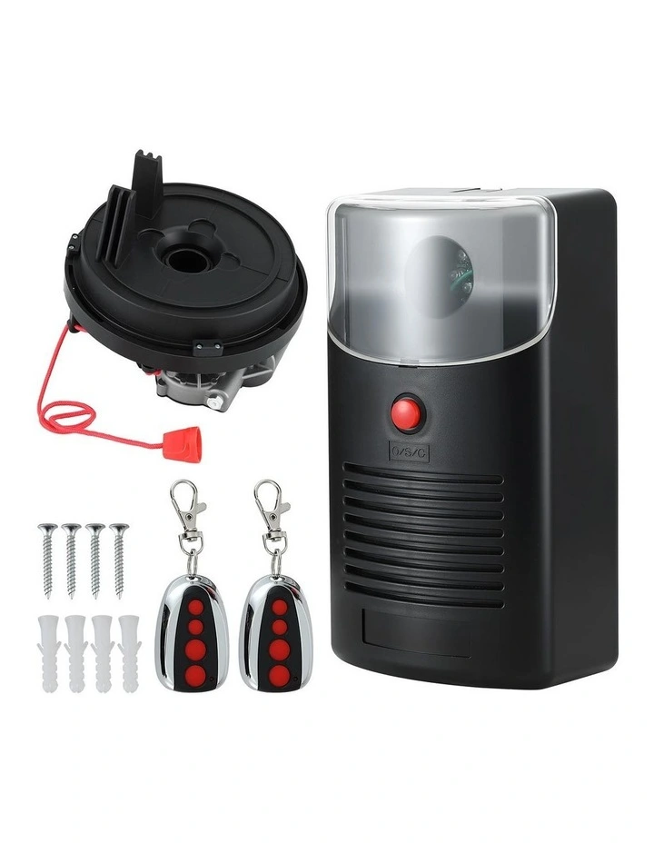 250N Motor Auto Safety Reverse 220V Garage Roller Door Opener in Black image 2