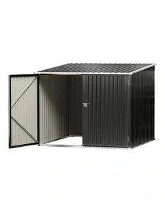 Tool Workshop House Shelter Garden Sheds Outdoor Storage 2.06x1.96m in Black