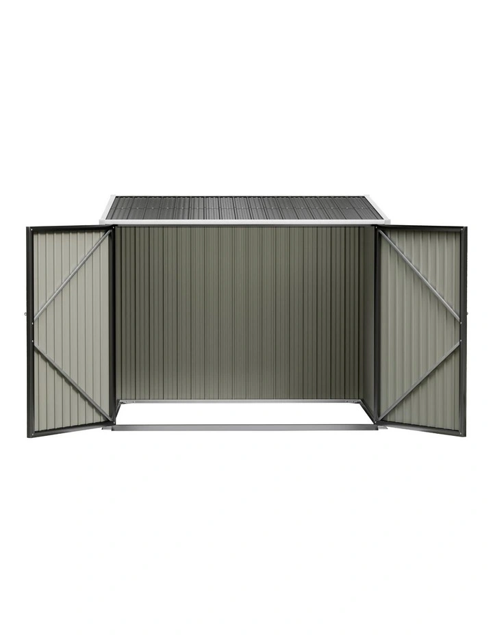 Tool Workshop House Shelter Garden Sheds Outdoor Storage 2.06x1.96m in Black image 2
