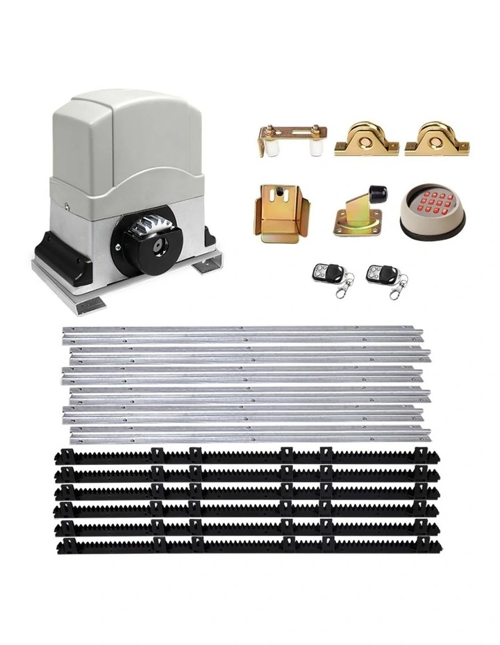 1200kg Auto Keypad Hardware Remote Electric Sliding Gate Opener 6m in White image 1